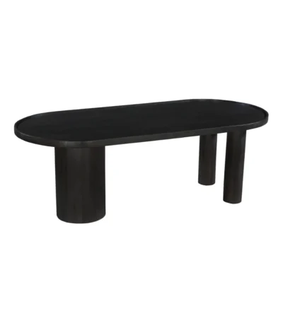 Bloomington Solid Wood Contemporary Black Dining Table