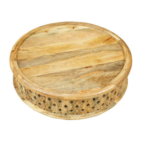 Claremont Solid Wood Round Coffee Table