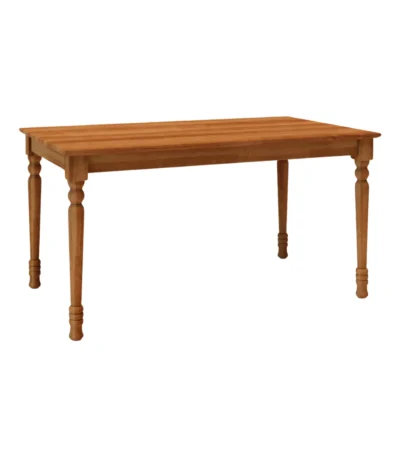 Livingston Solid Acacia Wood Brown Rectangle Dining Table for 6