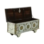 Charleston Rustic Vintage Handcrafted Large Distressed Wooden Trunk