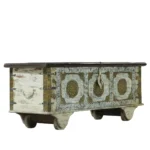 Charleston Rustic Vintage Handcrafted Large Distressed Wooden Trunk