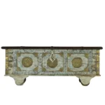 Charleston Rustic Vintage Handcrafted Large Distressed Wooden Trunk