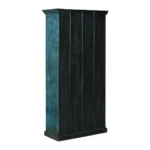 Galveston Vintage Ornate Floral Tall Solid Wood Cabinet - Back View