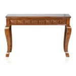 Lancaster Ridge Traditional Diamond Carved Wooden Console Table
