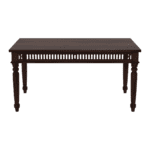Noxen Traditional Solid Carved Wood Dining Set with Bench