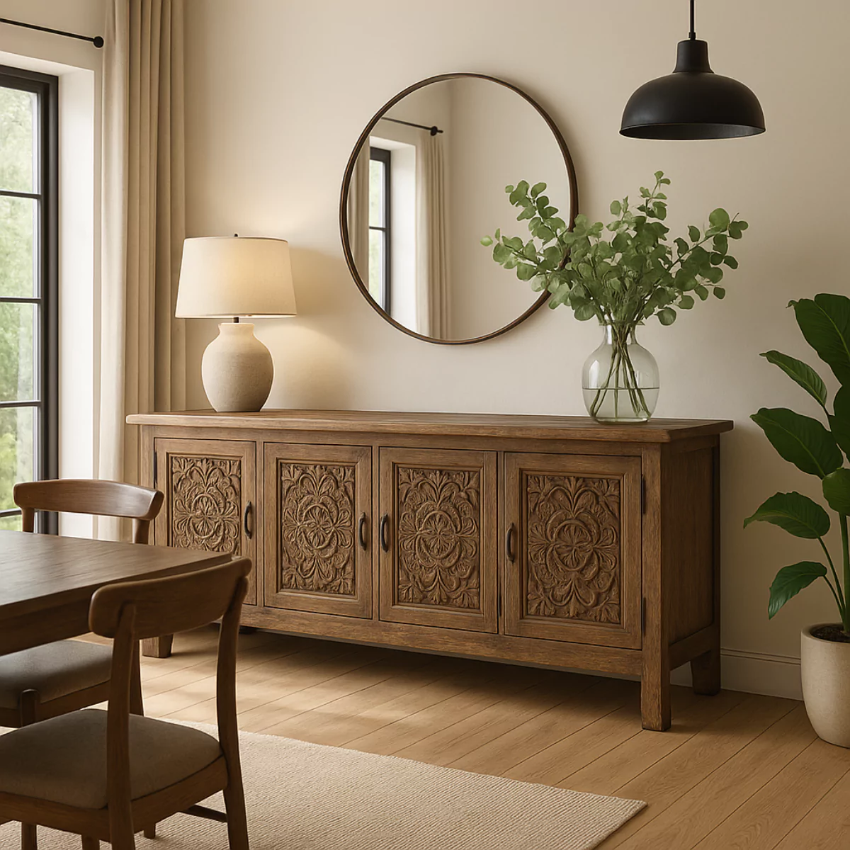 Best Rustic Wooden Sideboards for Dining Rooms