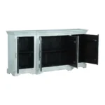 Sonoma Distressed White 4 Door Large Wooden Sideboard