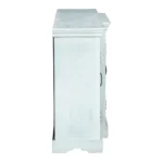 Sonoma Distressed White 4 Door Large Wooden Sideboard