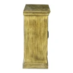 Tarnell Rustic Distressed Solid Wood Hand-Carved Small Sideboard