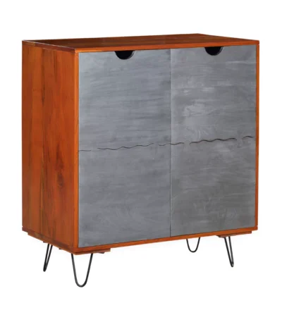 Vexlore Wooden 2 Door Small Sideboard Cabinet - Isometric Angle